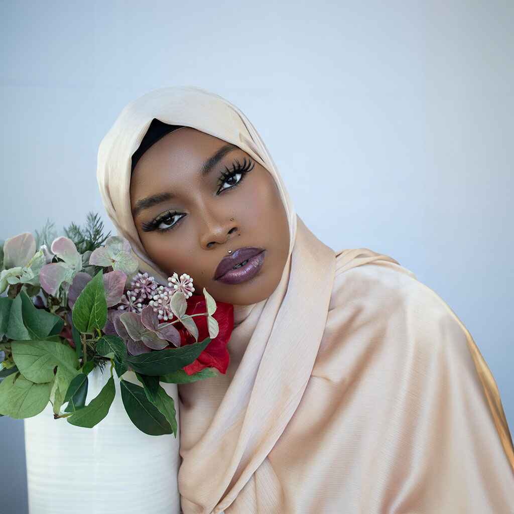 Premium Crinkled Satin Hijabs