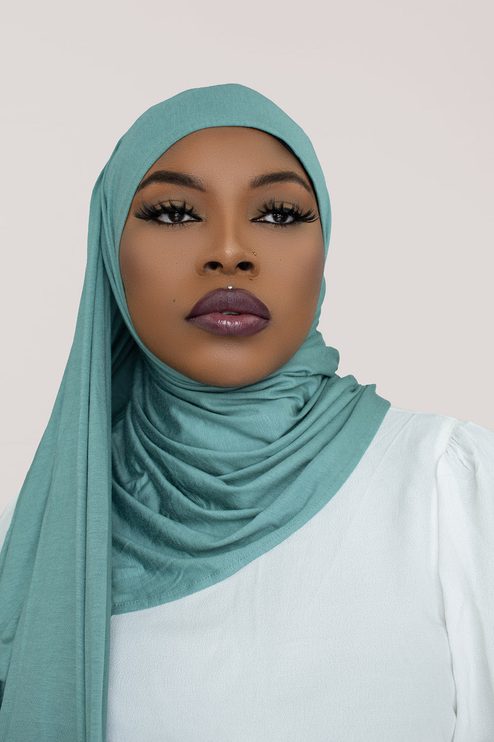 INSTANT PRE-SEWN JERSEY HIJAB - MINT