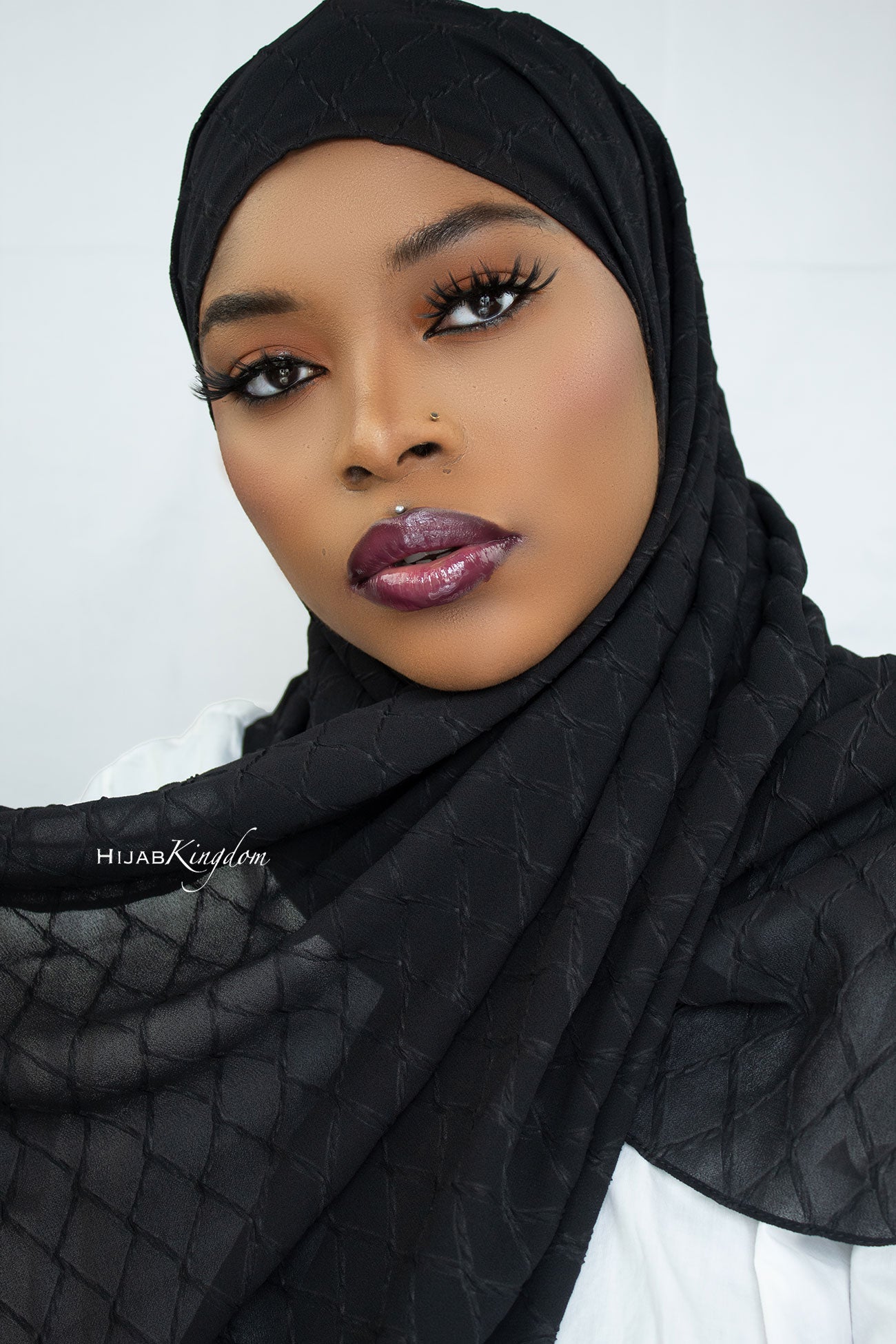 L'AMOUR CHIFFON HIJAB - BLACK
