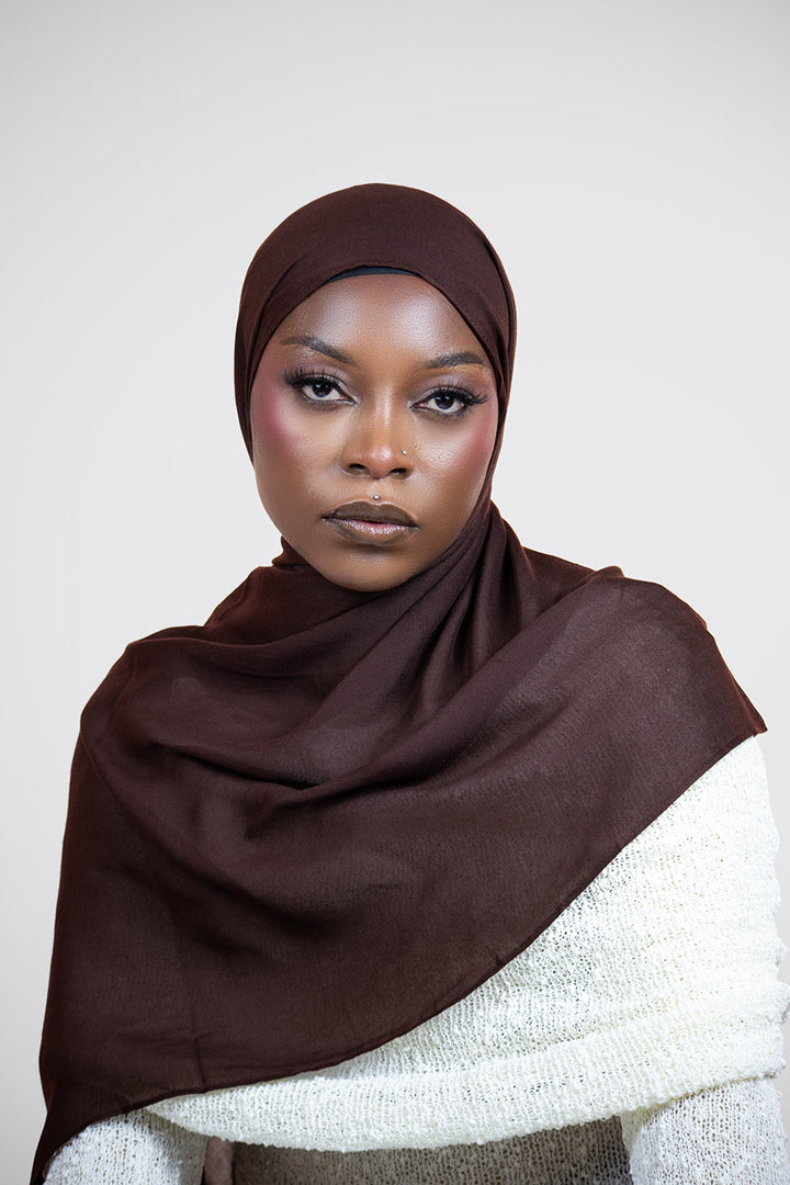 brown modal hijab
