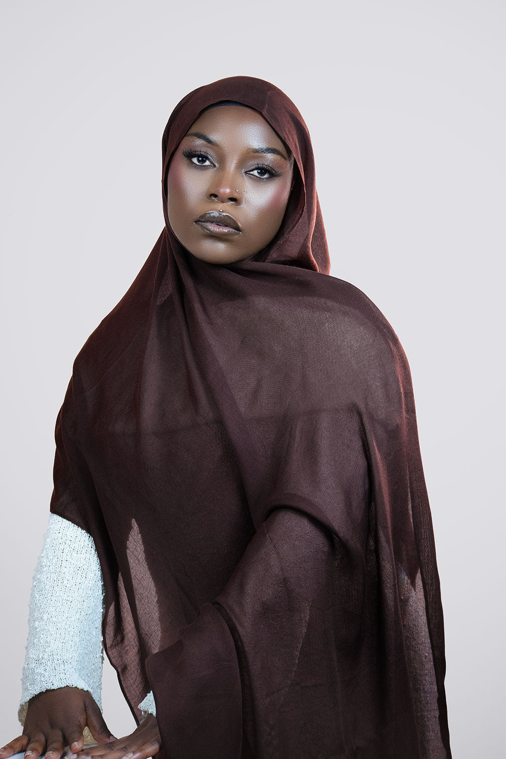 brown modal hijab