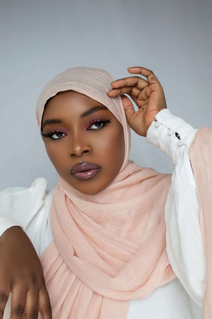 PREMIUM MODAL  HIJAB - PEACH