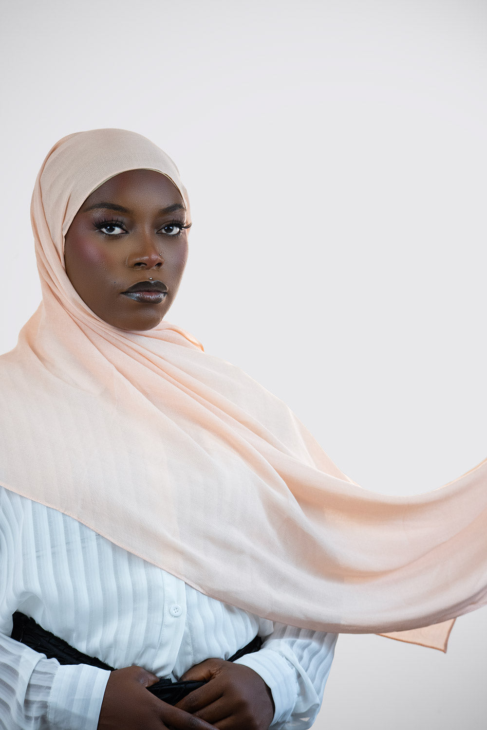 Cloud Soft Modal Hijab – Light  Peach