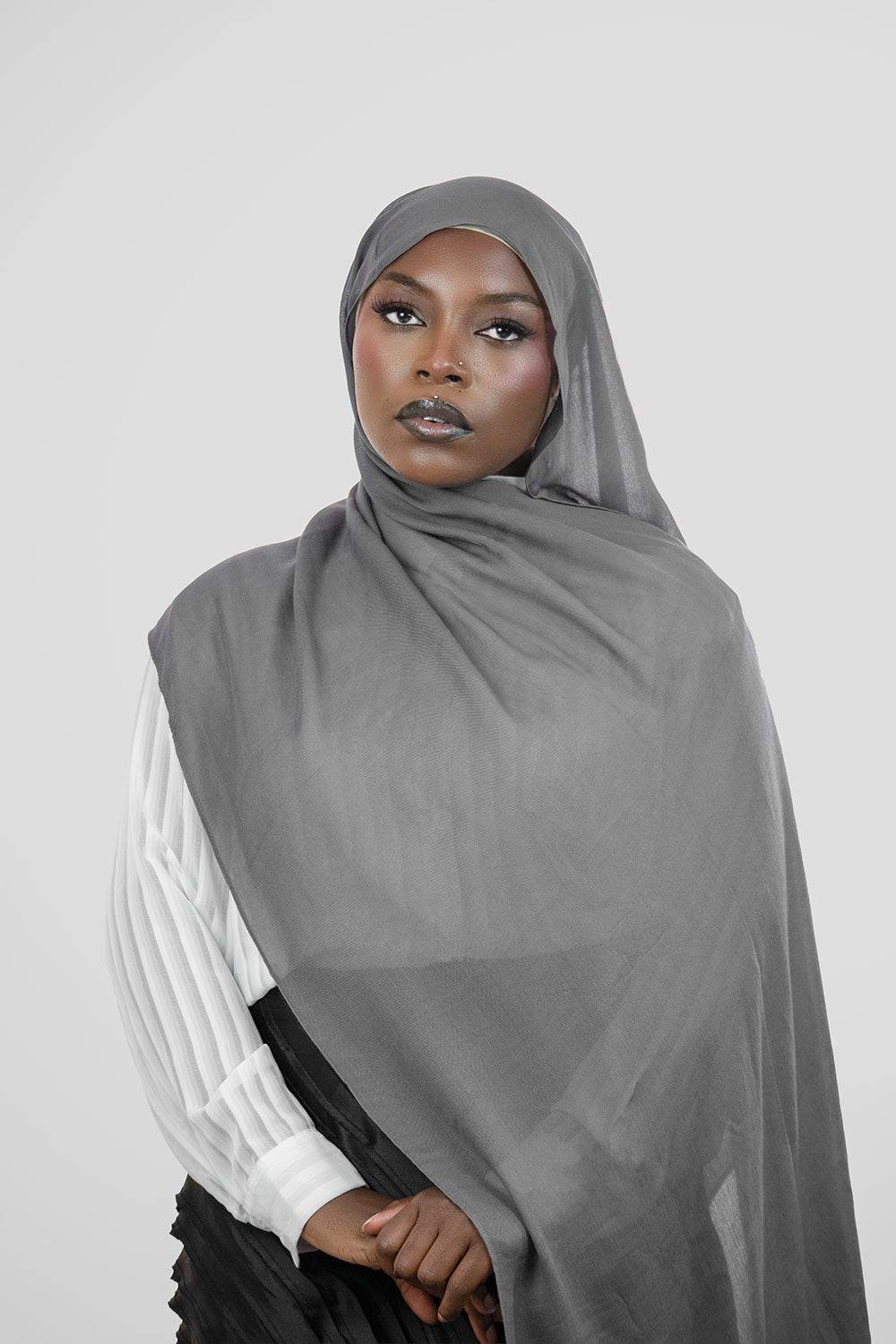 Cloud Soft Modal Hijab – Gray