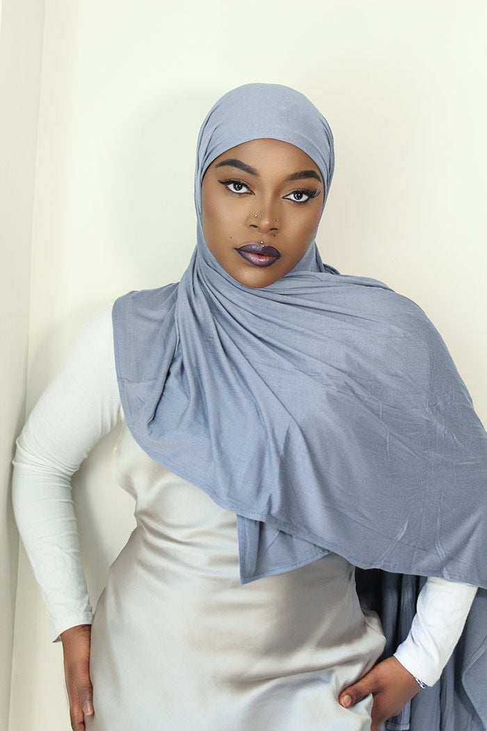PREMIUM JERSEY HIJAB -  PERIWINKLE