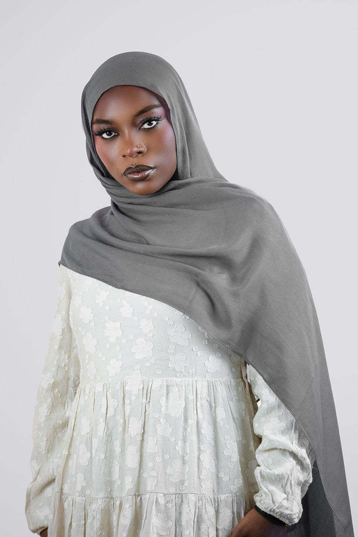 Cloud Soft Modal Hijab – Gray