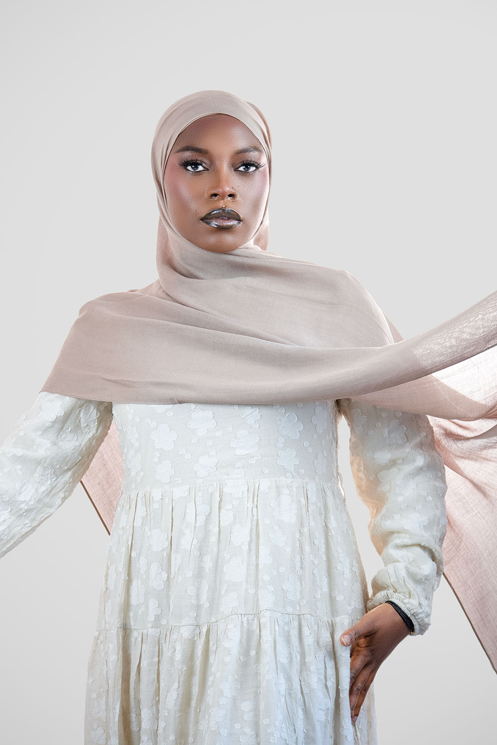 Cloud Soft Modal Hijab – Taupe