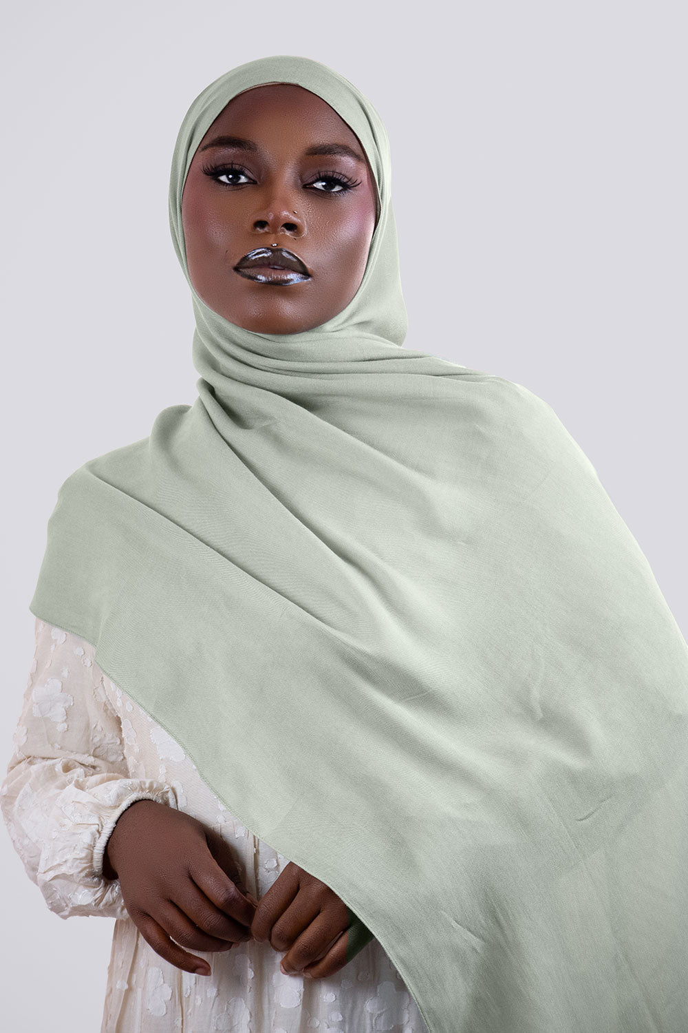 Cloud Soft Modal Hijab – Light Olive