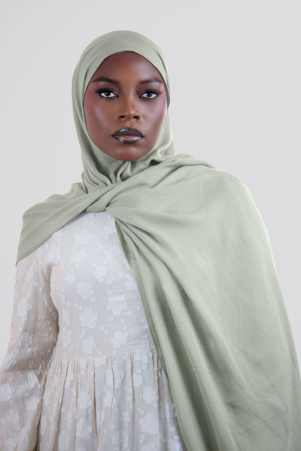 Cloud Soft Modal Hijab – Light Olive