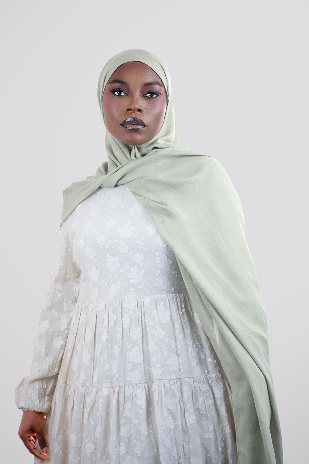 Cloud Soft Modal Hijab – Light Olive