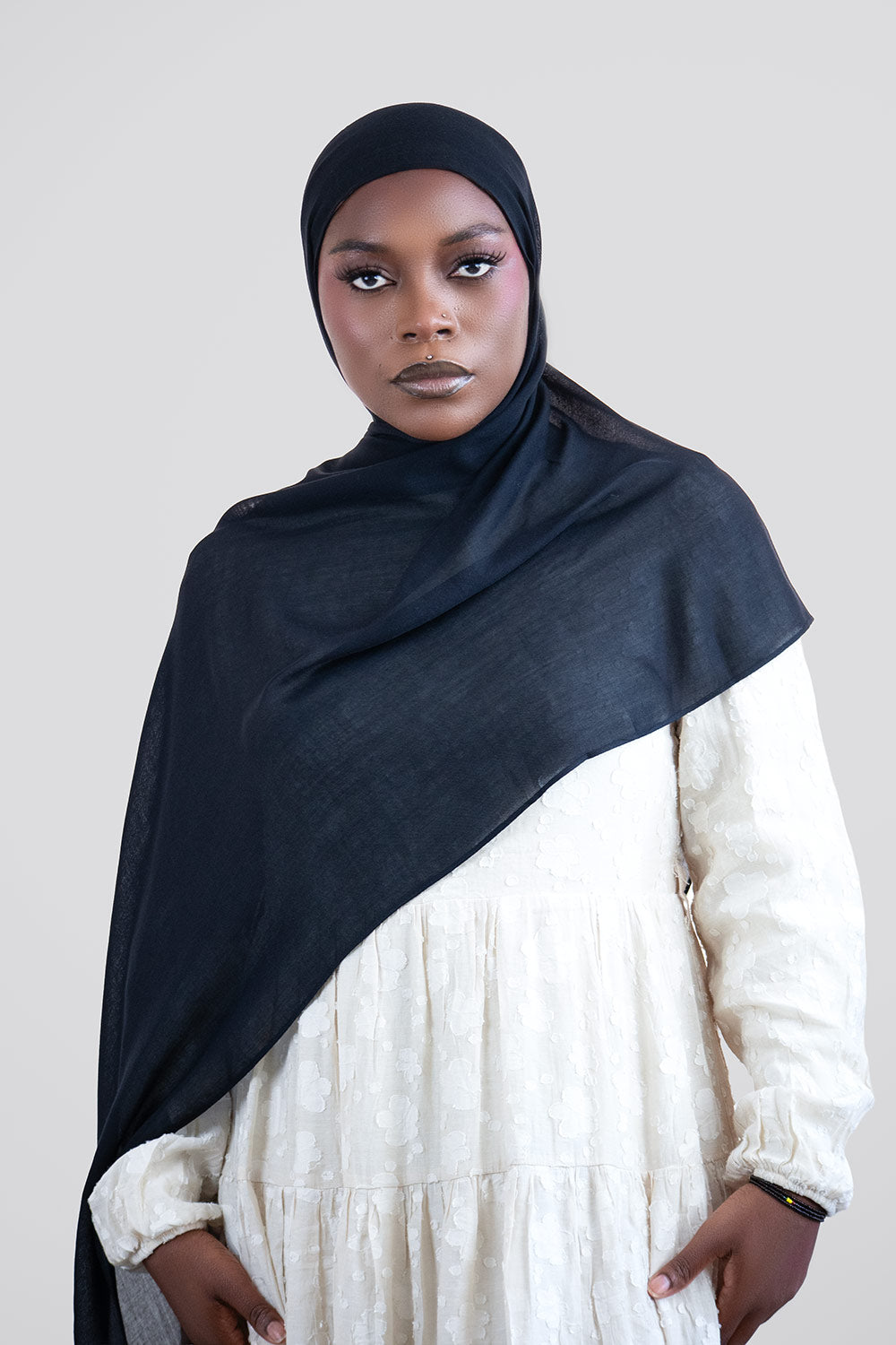 Cloud Soft Modal Hijab – Black