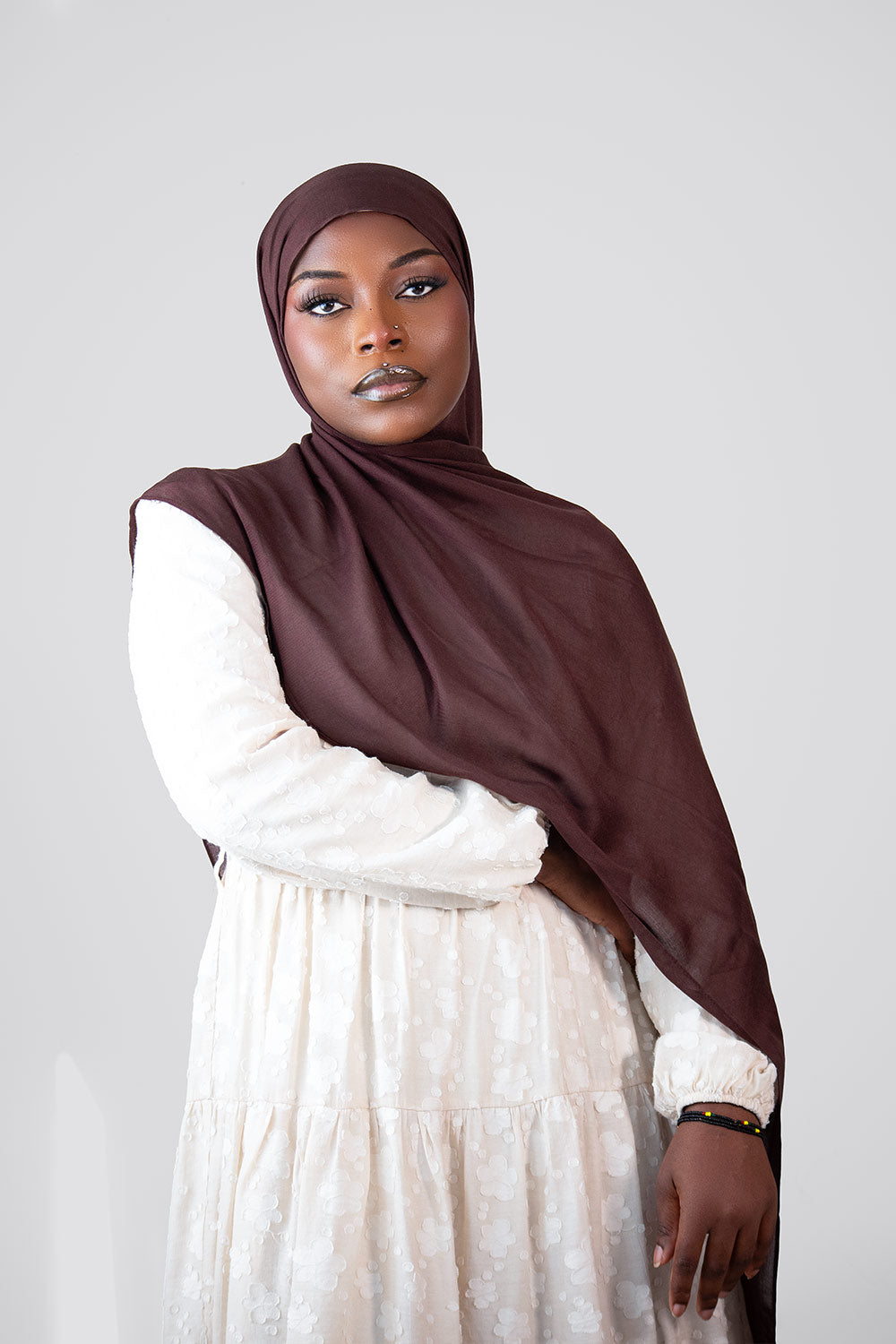 brown modal hijab