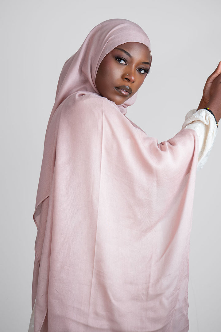 Cloud Soft Modal Hijab – Rose Quartz