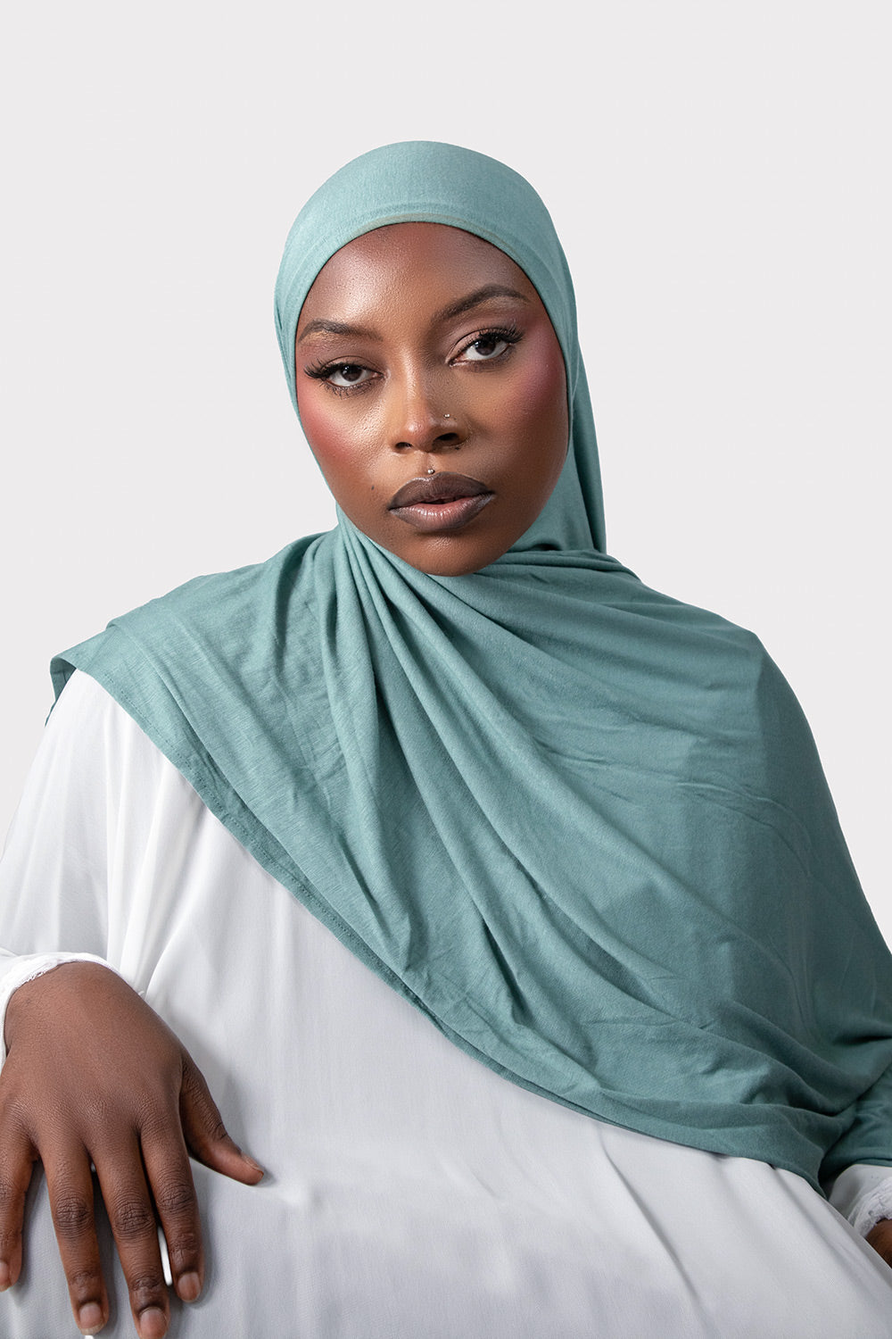 INSTANT PRE-SEWN JERSEY HIJAB - MINT