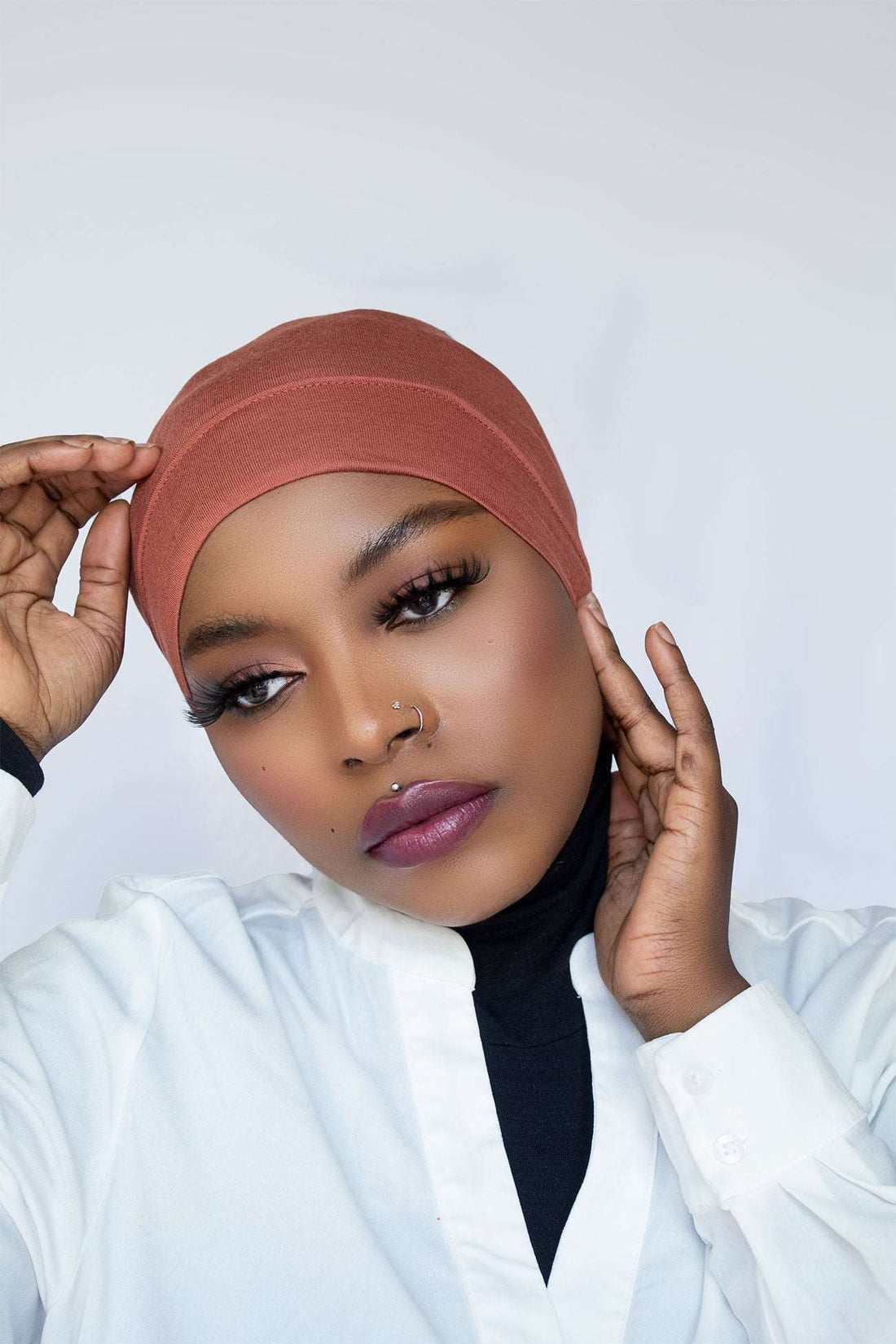 JESERY  UNDERCAP - TERRACOTTA