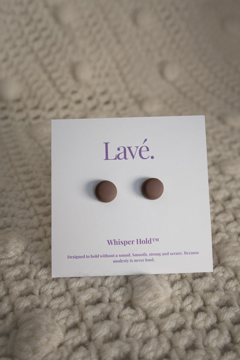 WHISPER HOLD MAGNET PINS SET - BROWN