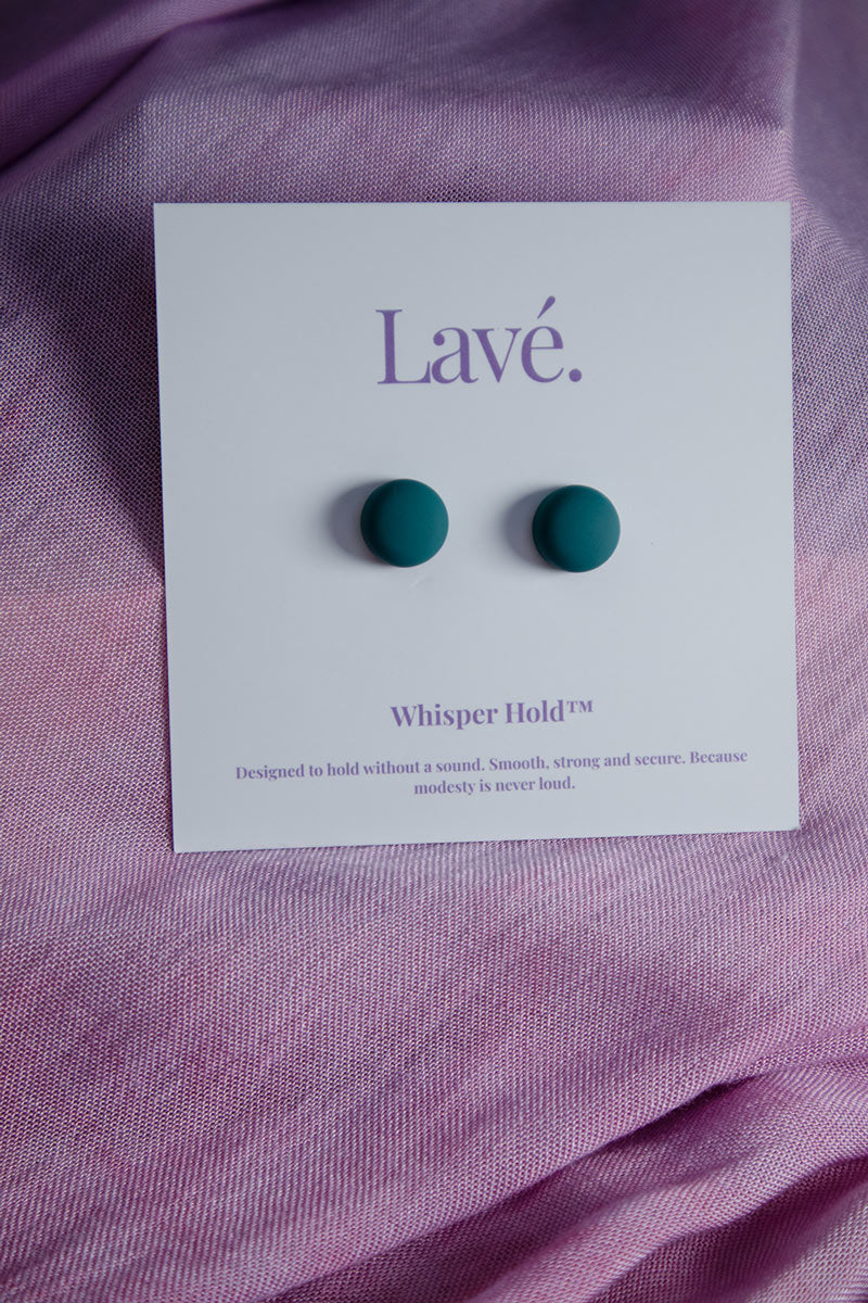 WHISPER HOLD MAGNET PINS SET  - TEAL GREEN