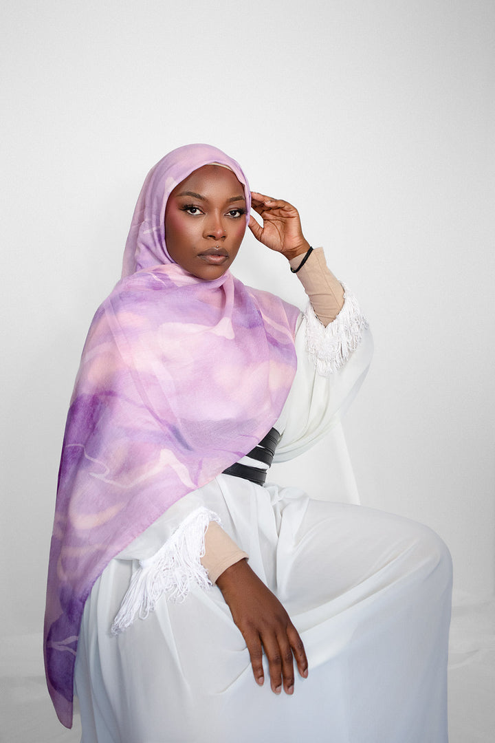 Lavender Modal Hijab