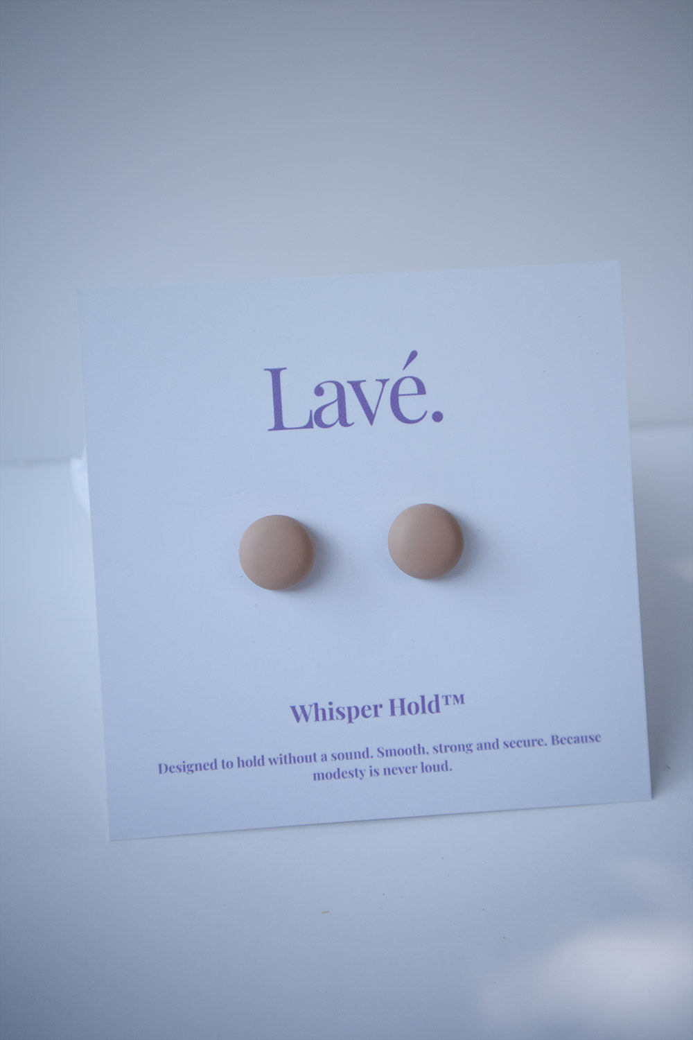 Whisper Hold Magnet Pins in Beige