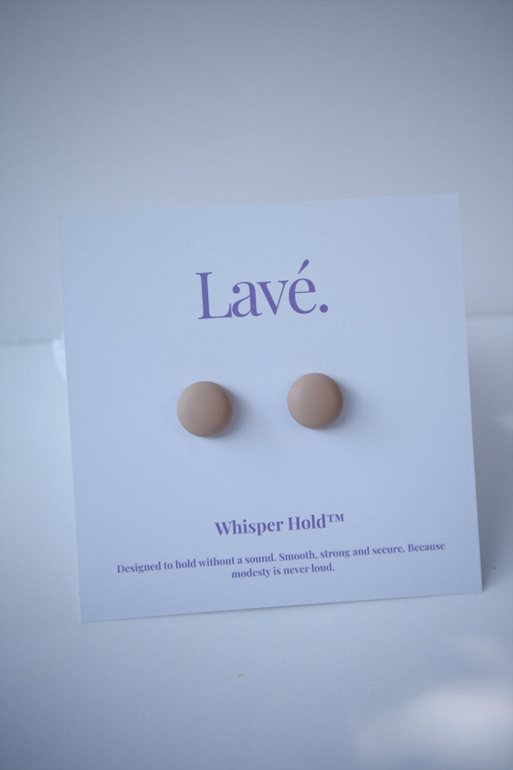 Whisper Hold Magnet Pins in Beige