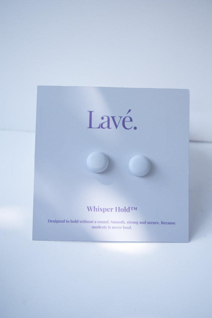 Whisper Hold Magnet Pins in White