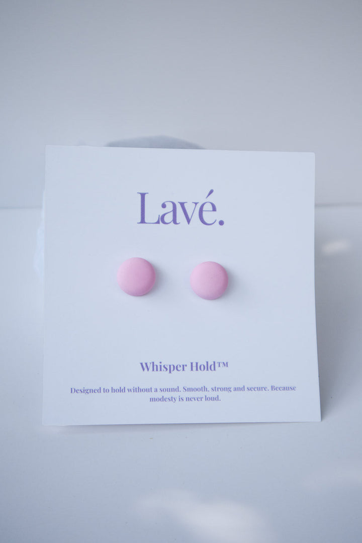 Whisper Hold Magnet Pins in Light Pink