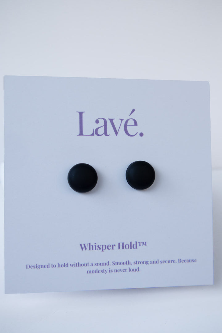 Whisper Hold Magnet Pins in Black