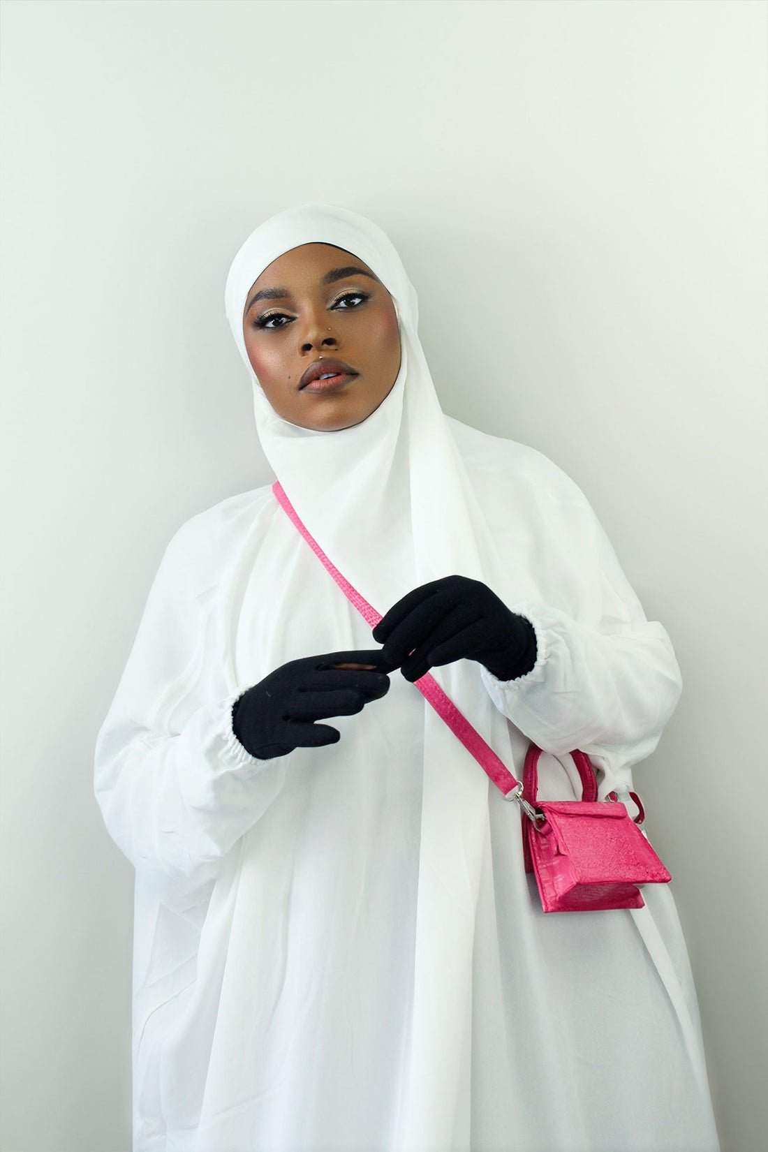 BUTTERFLY JILBAB - WHITE