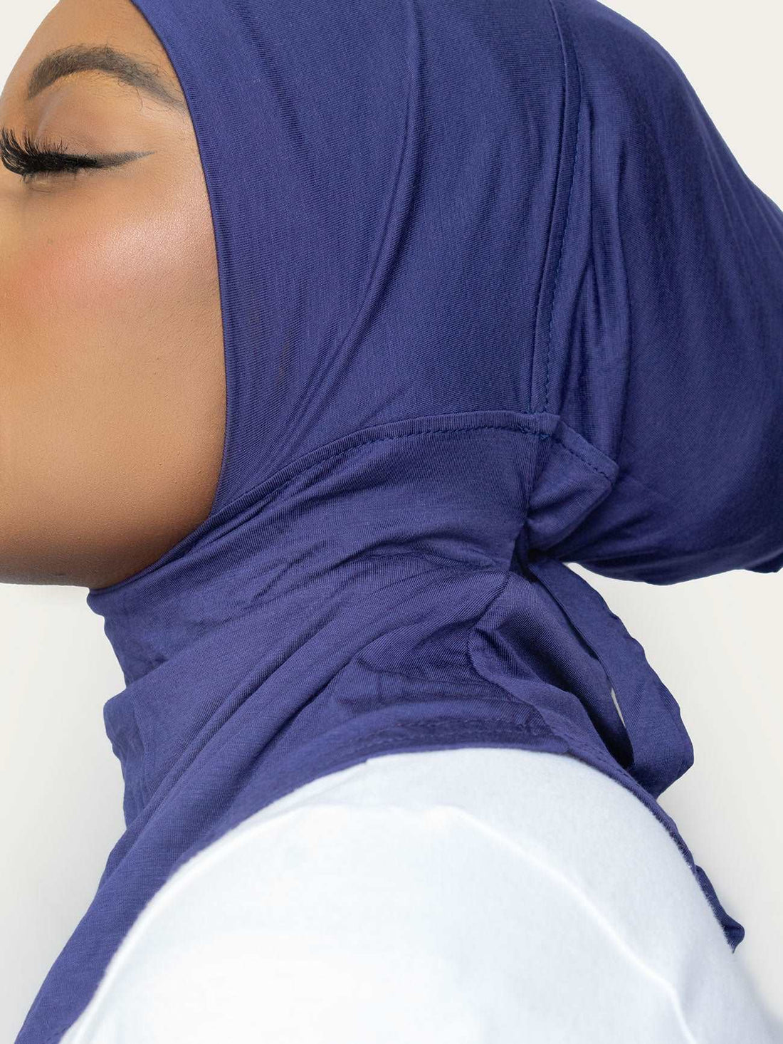 RANIA FULL COVERAGE ADJUSTABLE UNDER SCARF - NAVY