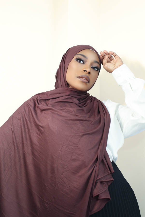 PREMIUM JERSEY HIJAB- CHOCOLATE